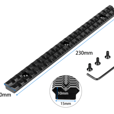 Long Aluminum Alloy 20mm Picatinny Rail Mount Base