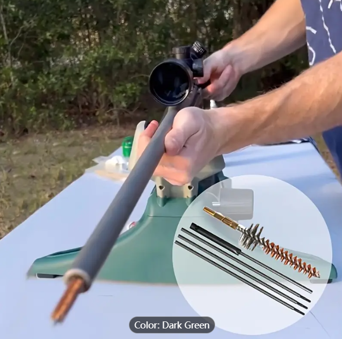 Rifle Gun Cleaning Kit Set Pistol Brushes Cleaner for 5.56mm .223 22LR .22 Cal - Image 2