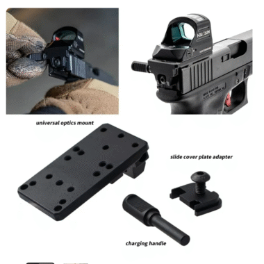 glock 17 19 22 23 Rear Sight Mount Plate Base Mount Fit Universal Red Dot Sight Pistol Accessories