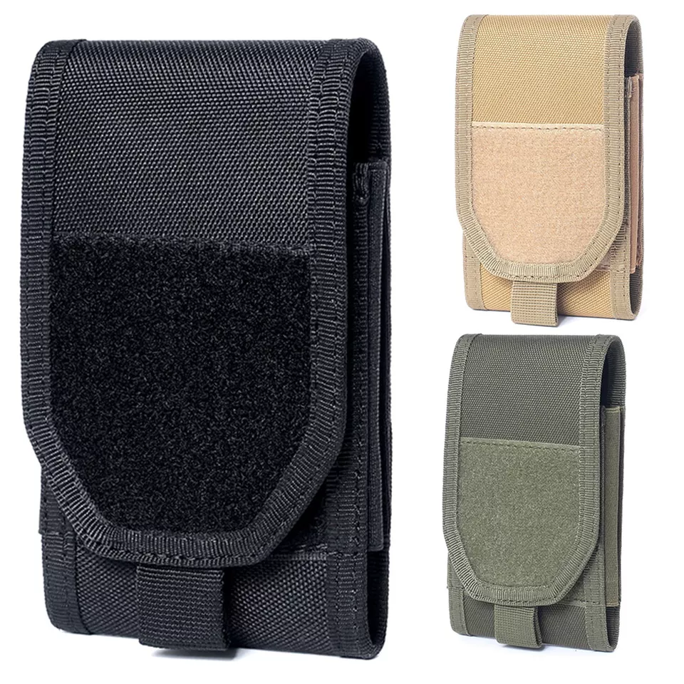 Tactical Molle Phone Pouch Cellphone Pouches Waist Belt Bag for Hunting Hiking - Image 2
