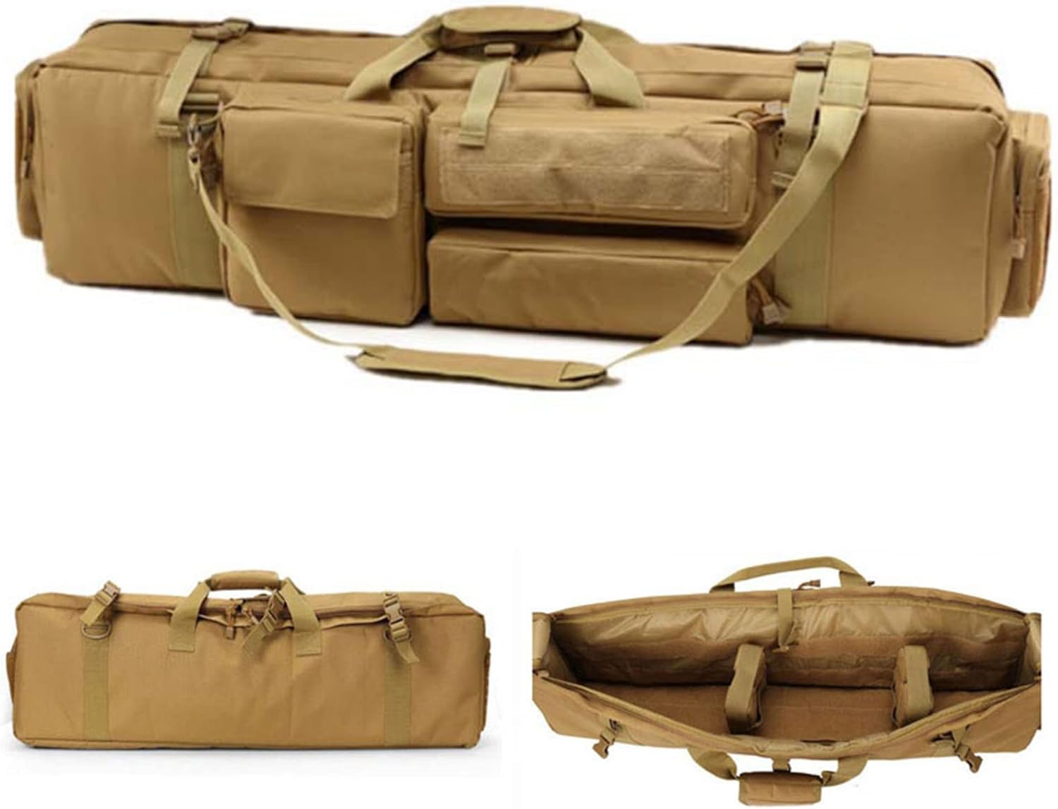 Tactical M249 Gun Bag Outdoor Carrying Shoulder Bag Hunting Shooting Airsoft Rifle Gun Carry Bag About 100cm - Image 3