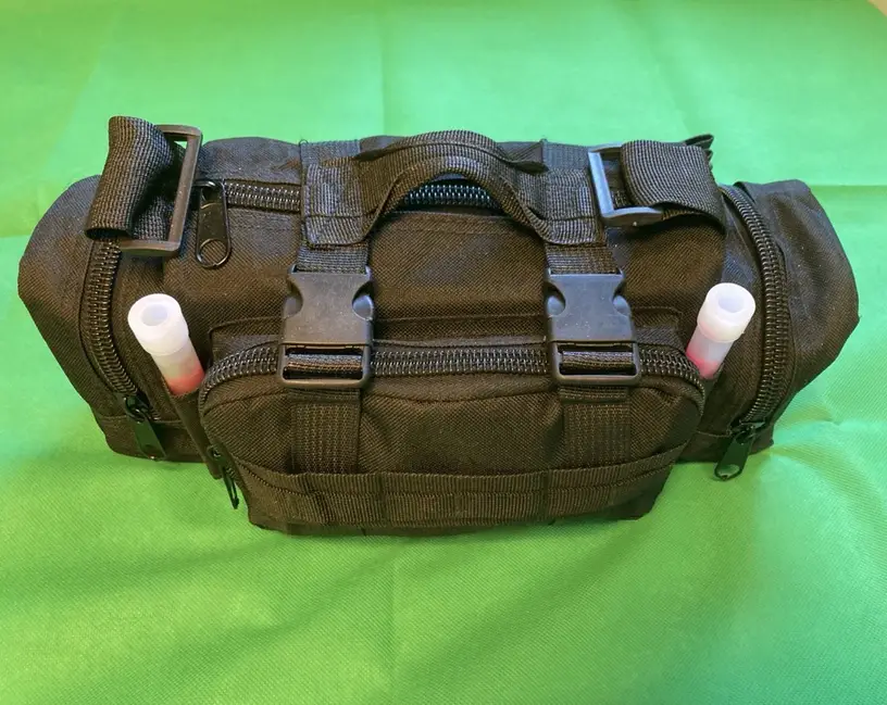 Soft Shell Waist Pack with Zipper Closure - Durable, Multi-Pocket Design for Camping, Hiking, and Outdoor Activities, Camping Gear | Utility Waist Bag | Zippered Pockets, Utility Pouches - Image 2