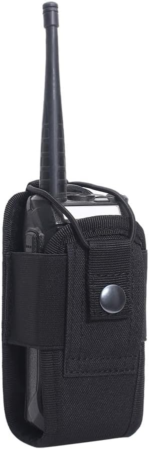 Radio Pouch Holder, Waterproof Walkie Talkie Case Adjustable Tactical Radio Holster, Easy to Clean, for Belts Up to 4 Inches Wide - Image 2