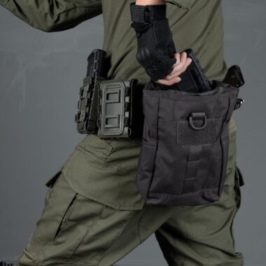Pouch Organizer Large Recycling Bag Molle Dump Pouch Tactical Tool Bag for Outdoor Hiking Camping