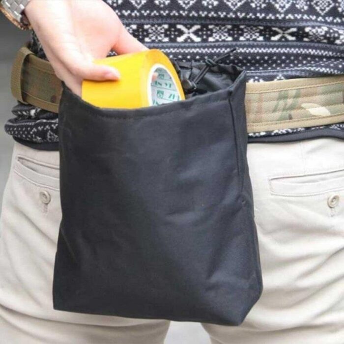Outdoor Tactical Molle Dump Collapsible Pouch Drawstring Magazine Dump Pouch - 图片 2
