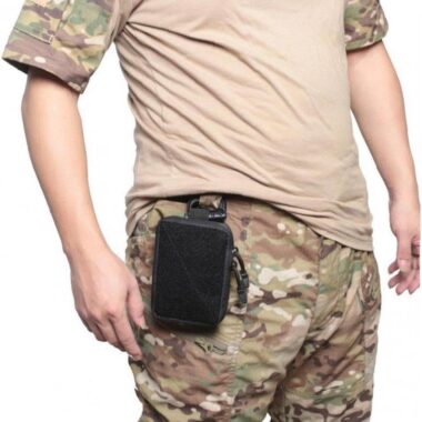 Tactical Medical Molle Pouch, Military Zippered First Aid Pouch Waterproof with carabiners for Outdoor Medical Emergency
