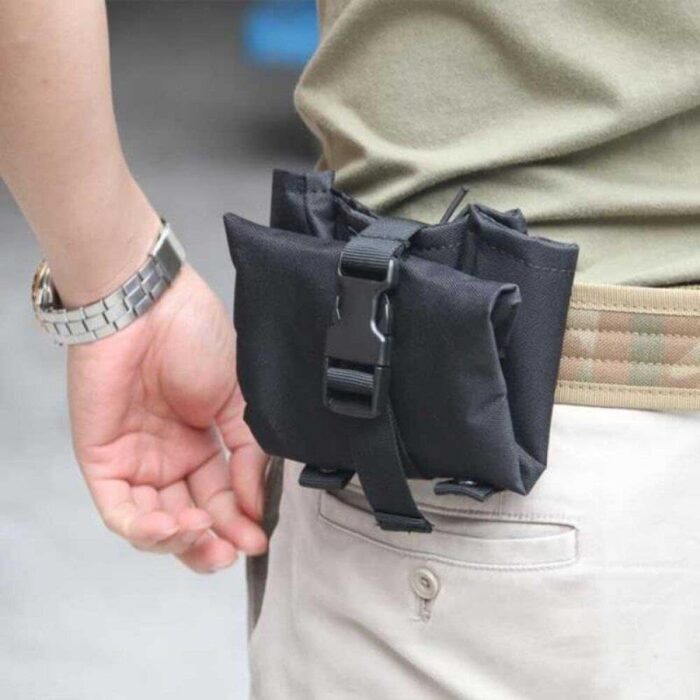 Outdoor Tactical Molle Dump Collapsible Pouch Drawstring Magazine Dump Pouch - 图片 3