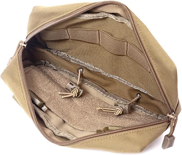 Dangler Drop Pouch, Tactical Vest Chest Rig Nylon Storage Bag Drop Pouch Compatible with AVS/JPC/CPC Bag Carrier Plate - Image 4