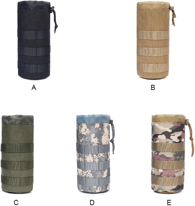 Tactical Molle Rope Water Bottle Holder Travel Bag Net Water Bottle Bag - Image 2