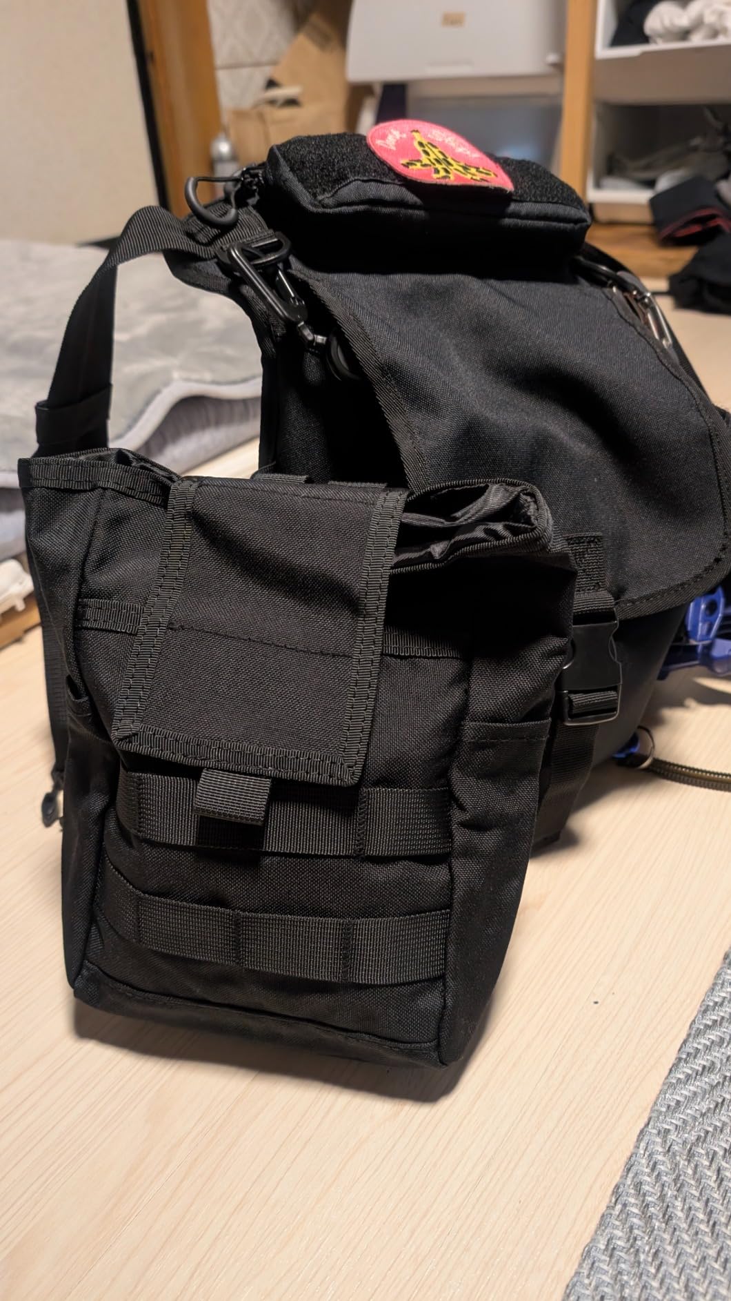Folding Dump Pouch, Waist Bag, Tactical Pouch, Military Pouch, Multi-purpose Pouch, Airsoft Molle, Tactical Gear, 1000D Nylon - Image 3