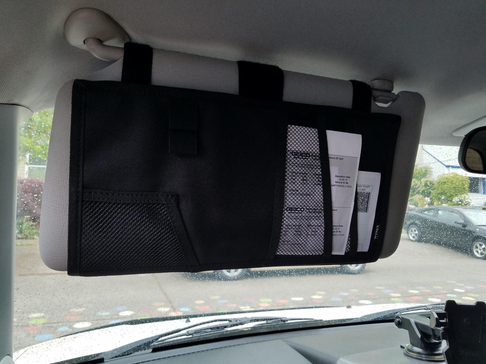 Truck Visor Panel Organizer for Pickup F150, Large Molle Visor Panel Vehicle Tactical Sun Visor Holder Car Sunshade Storage Pouch - Image 5