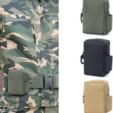 Tactical Molle Pouch EDC Waist Bag Cigarette Pack Outdoor Military Cigar Pouch