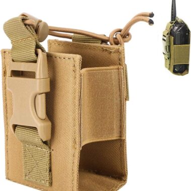 Outdoor molle Portable Radio Holder, Universal Multi-Function Walkie Talkies Pouch