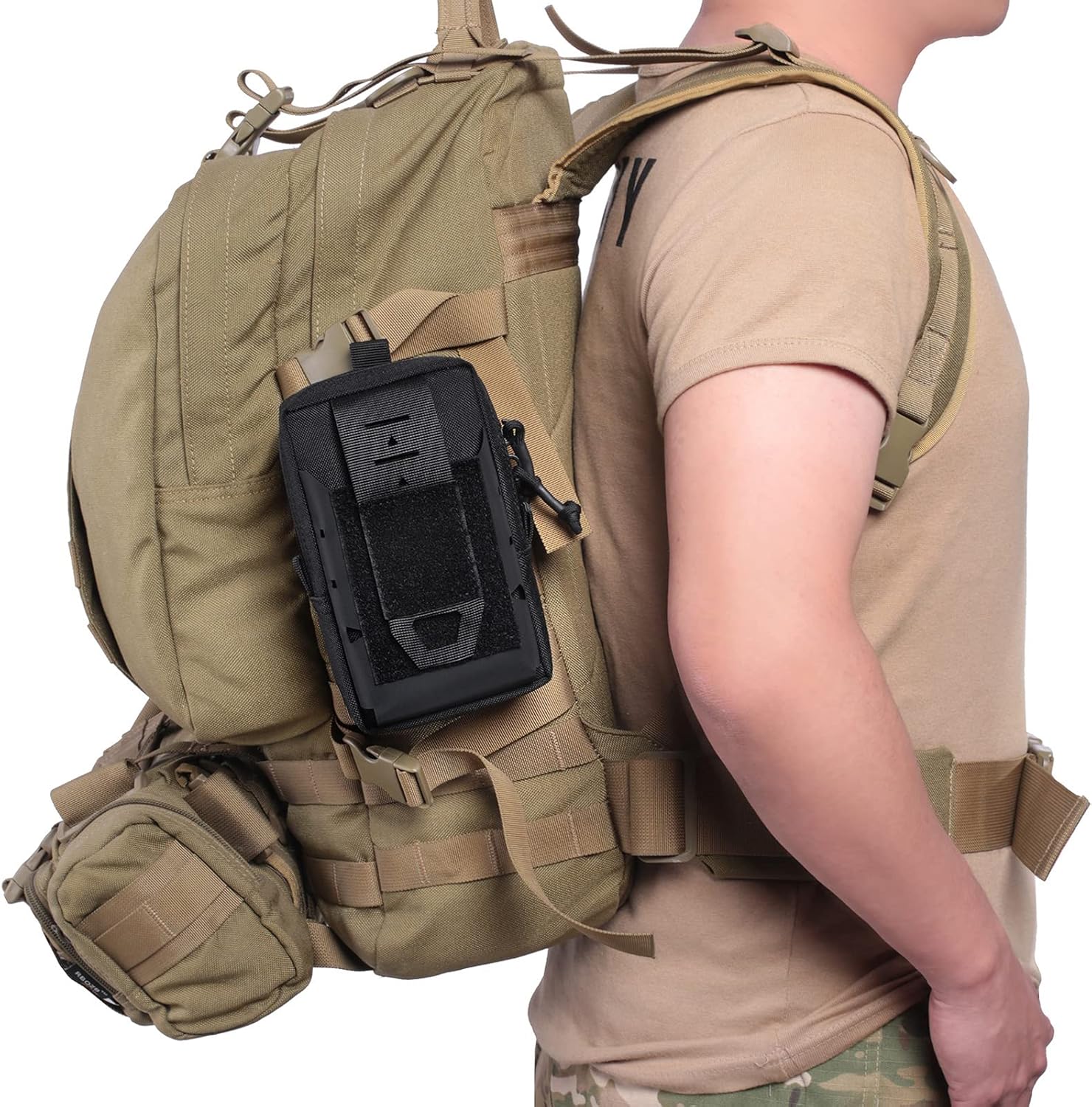 Tactical Molle Pouch Military Waist Bag Outdoor Men EDC Tool Bag Vest Pack Purse - Image 2