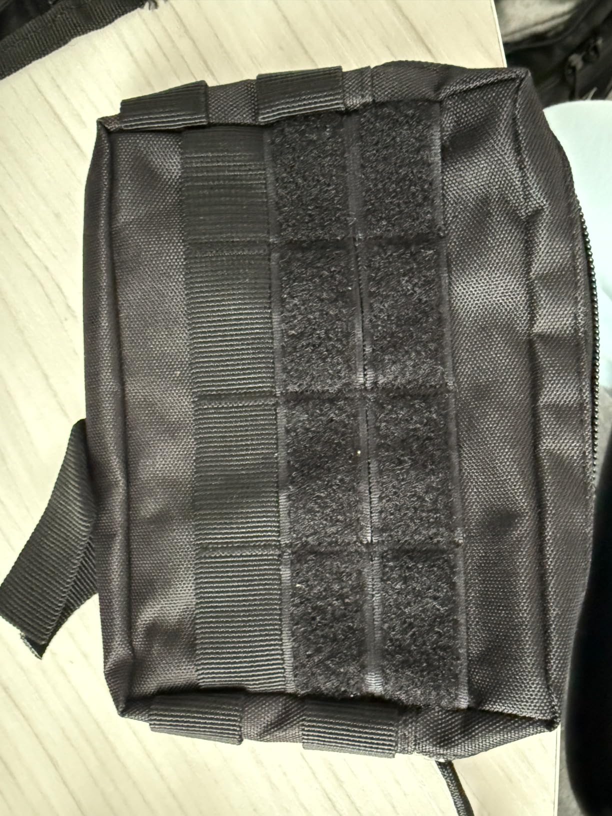 Tactical Molle Pouch Double Molle Straps 6.5" x 4.5" x 1.5" Zipper Main Compartment Plus Inner Pocket and Hook & Loop Patch Section - Image 2