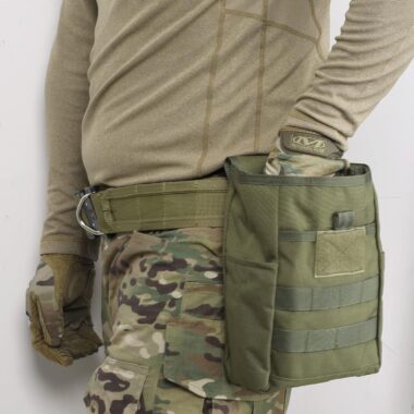 Folding Dump Pouch, Waist Bag, Tactical Pouch, Military Pouch, Multi-purpose Pouch, Airsoft Molle, Tactical Gear, 1000D Nylon