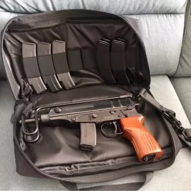 Tactical Pistol Case Handgun Bag Hunting Shooting Range Gun Magazine Carry Pouc