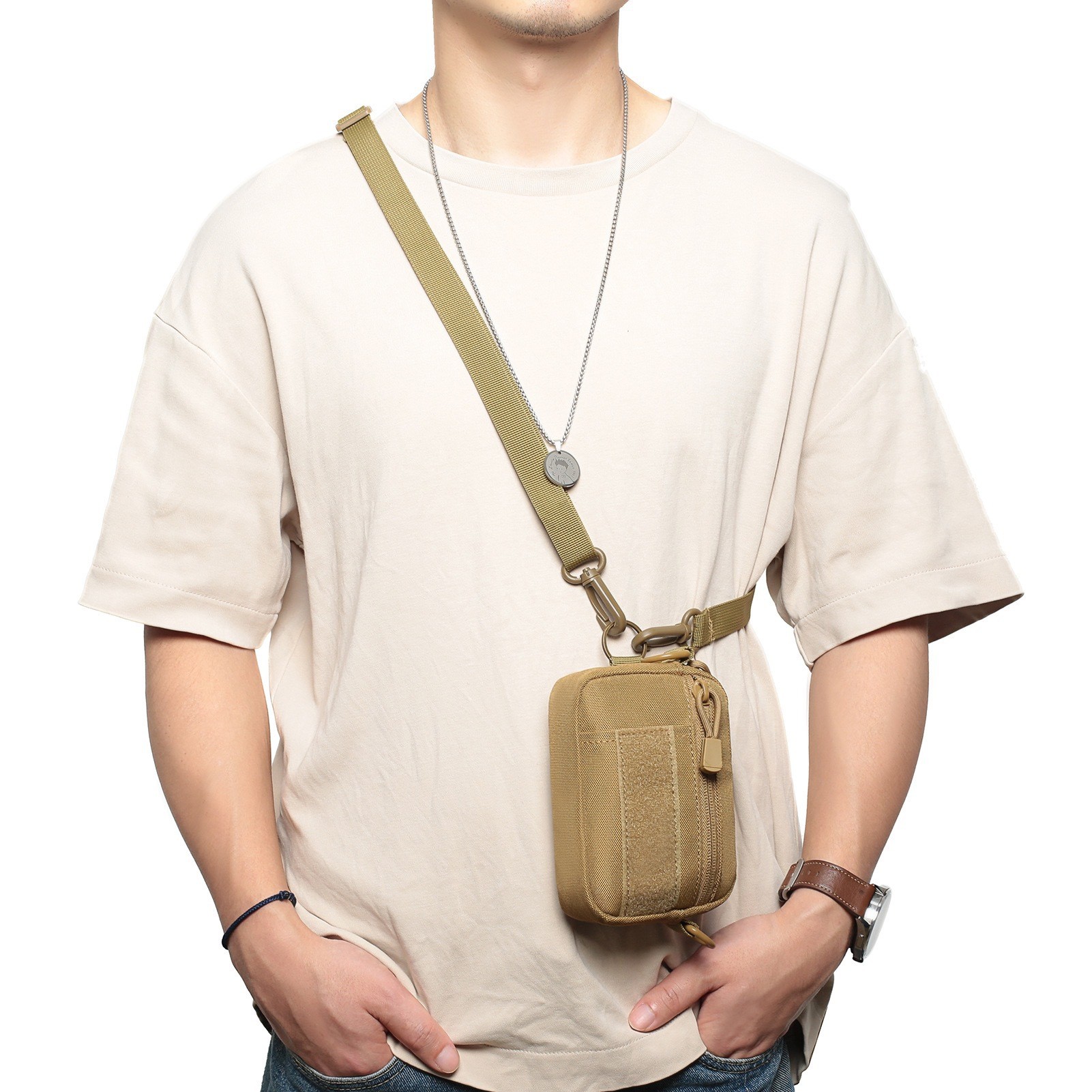 Pack Mini Tactical Molle Compact Ammo Pouch - General Purpose Admin Pouches Small Admin Molle Pouches EDC Tool Utility Multi-Purpose Waist Belt Pouch - Image 2
