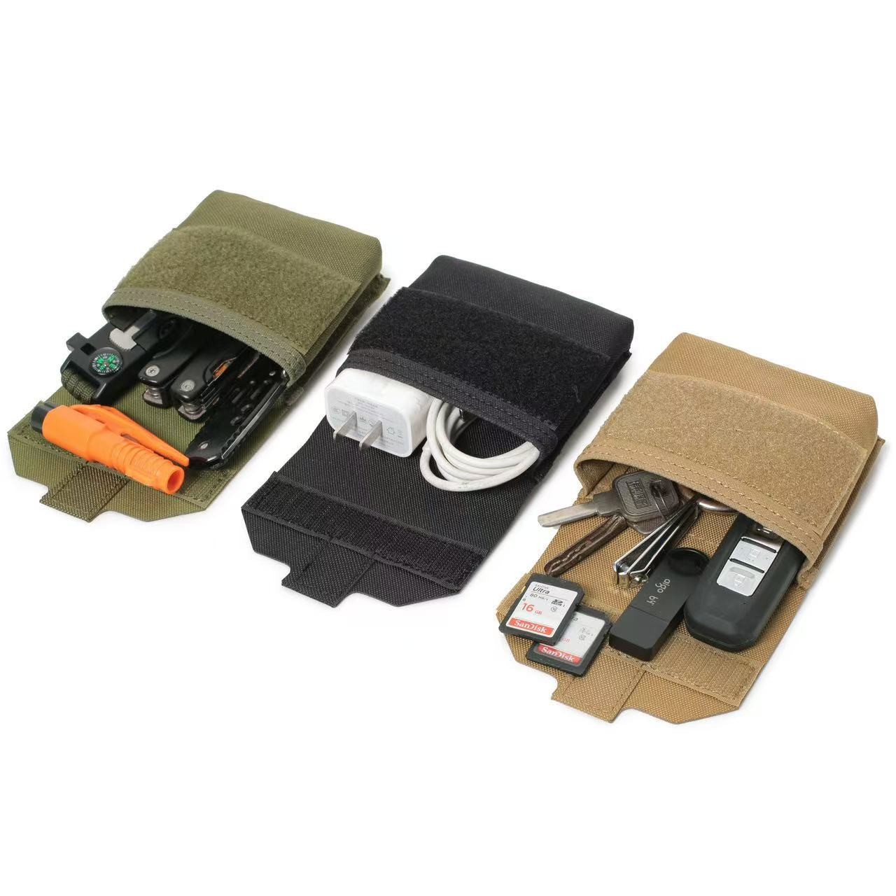 Tactical Mini Molle Utility Pouch Essential Medical IFAK Pouch General Purpose Micro GP Pouch Flashlight Earplug Holder EDC Gear - Image 2