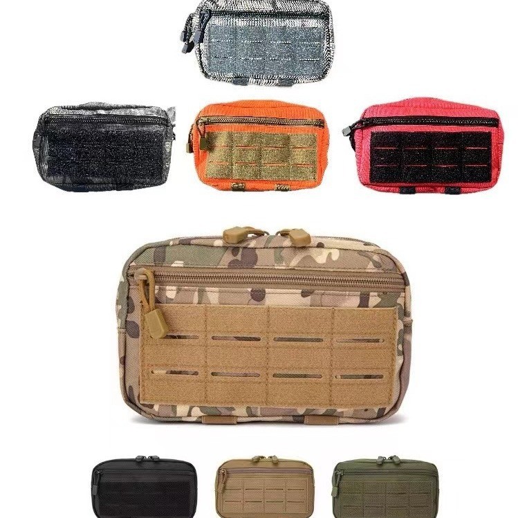 Tactical Molle Admin Pouch | Utility EDC Tool Pouch Bag | Backpack Strap Pouch | Battle Belt Accessories Pouch for Chest Vest Waist Gear - Image 2