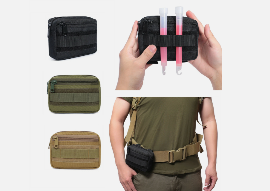Tactical EDC Compact Molle Pouch Multi-Purpose Utility Small Waist Pack Belt Bag