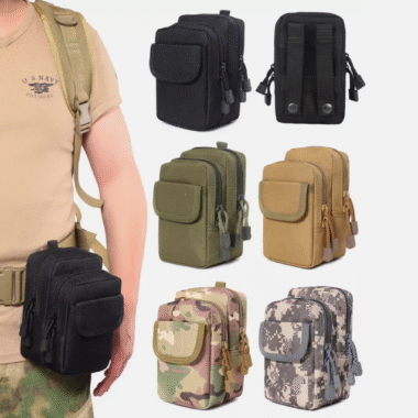 Tactical Molle Pouch EDC Multi-purpose Belt Waist Pack Bag Utility Phone Pocket