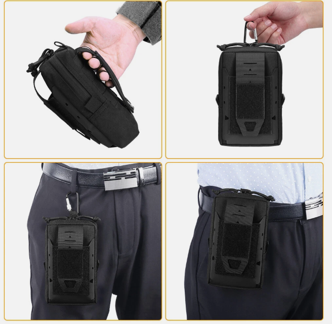 Tactical Molle Pouch Military Waist Bag Outdoor Men EDC Tool Bag Vest Pack Purse - Image 4