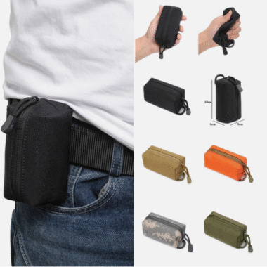 Multifunctional Mini Key Bag Coin Purse Small Wallet Molle Waist Bag Belt Pouch Purse