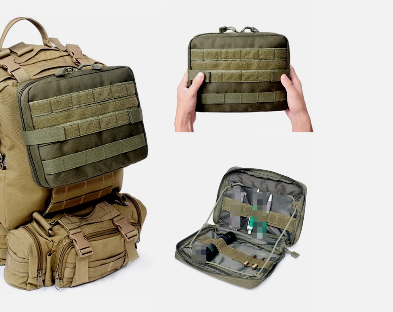Tactical Molle Bag Medical First Aid Pouch EDC Pack Waist Bag Accessories Pack - Image 2