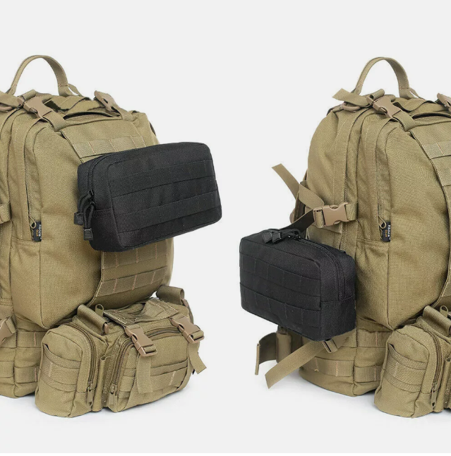 Tactical Waist Bags, Molle Small Bag, Waterproof and Multifunctional, Belt Bag for Camping, Hiking, Hunting