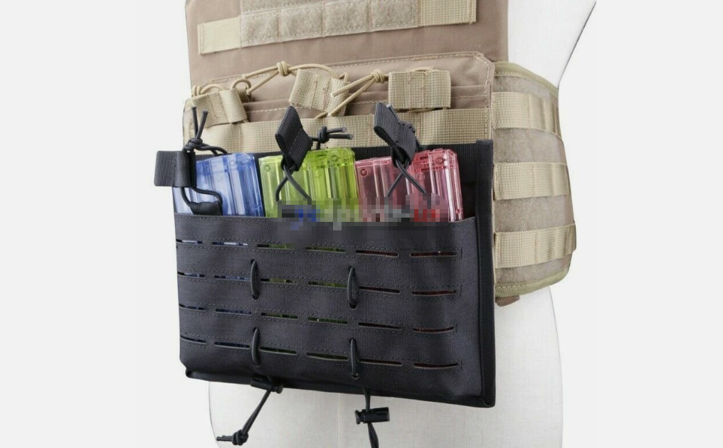 Tactical Molle 5.56/7.62MM Magazine Pouch Open Top Rifle Mag Bag Laser Cut Triple Mag Pouch for Hunting - Image 3