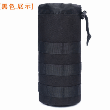 Tactical Molle Rope Water Bottle Holder Travel Bag Net Water Bottle Bag