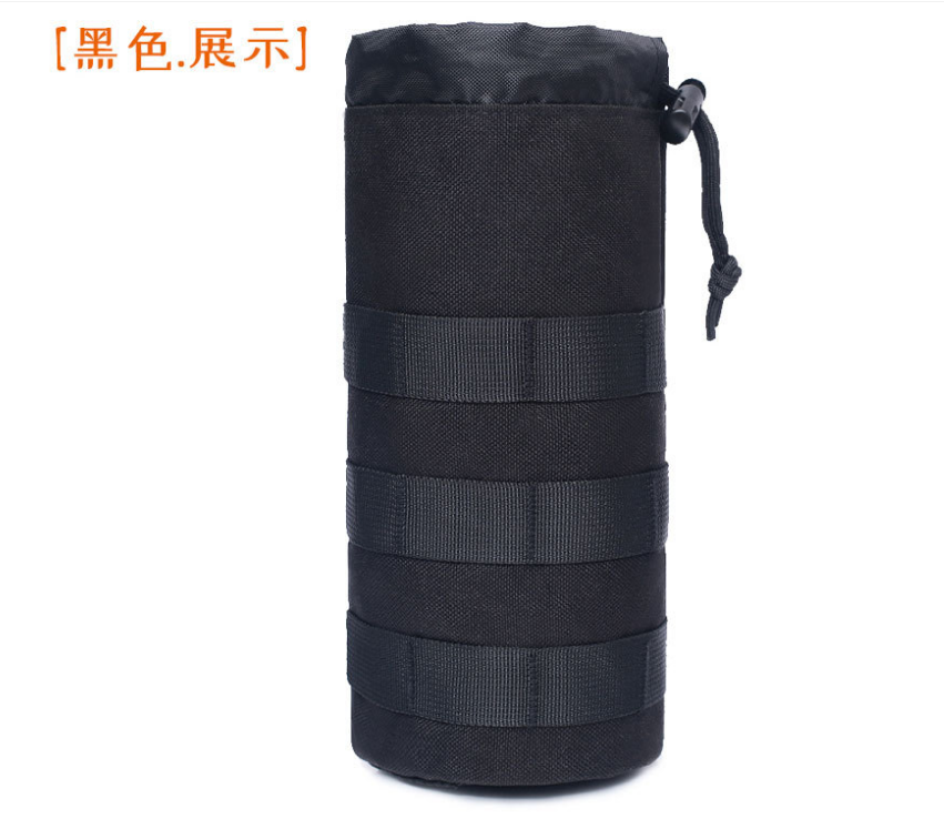 Tactical Molle Rope Water Bottle Holder Travel Bag Net Water Bottle Bag