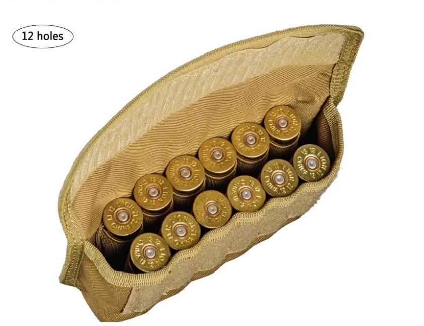 Airsoft Shell Cartridge Ammo Molle Pouch Bag Carrier Holder Military Storage