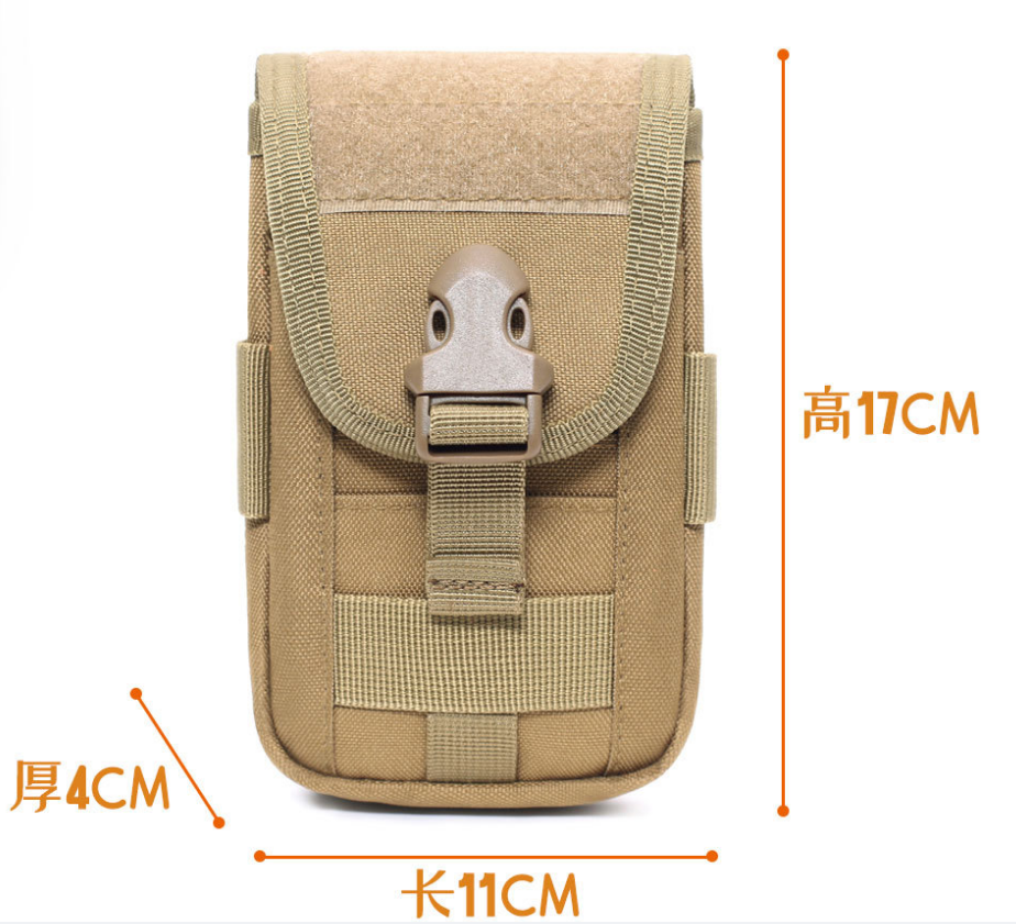 Universal Tactical Cell Phone Belt Pack Bag Molle Waist Pouch Holster Case New - Image 2