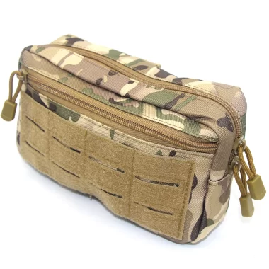 Tactical Molle Admin Pouch | Utility EDC Tool Pouch Bag | Backpack Strap Pouch | Battle Belt Accessories Pouch for Chest Vest Waist Gear