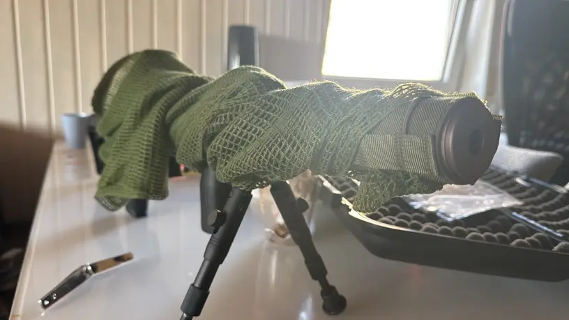 Suppressor Cover Airsoft Military Shooting Tactical Silencer Quick Release Cover- 8.66" 22cm Sleeve Length