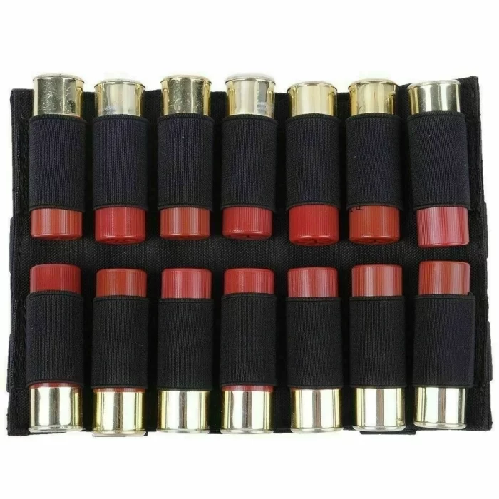 14 Rounds Shotgun 12/20GA Shell Holder Bag Molle Tactical Ammo Cartridge Pouch - 图片 2