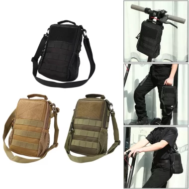 Waterproof Bicycle Bag Handlebar Front Tube Phone Camera Pouch for M365 PRO ES2