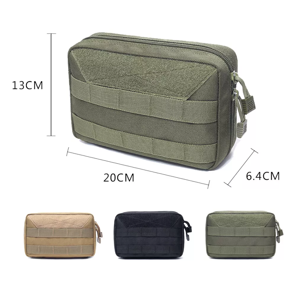 Medical Pouch, Medical Bag, Disaster Prevention, First Aid, EDC Pouch, Molle System Compatible, Utility, Tactical, Climbing, Survival, Exploration, Camping, Outdoors - Image 2