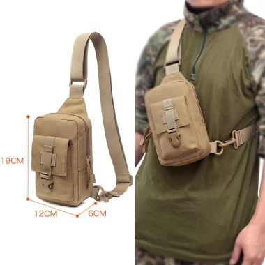 Nylon Tactical Crossbody Bags Storage Pack EDC Small Utility Pouch Traveling