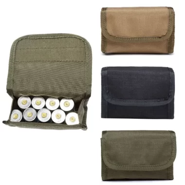 10 Rounds Shotgun Reload Holder Molle Pouch for 12 Gauge/20G Magazine
