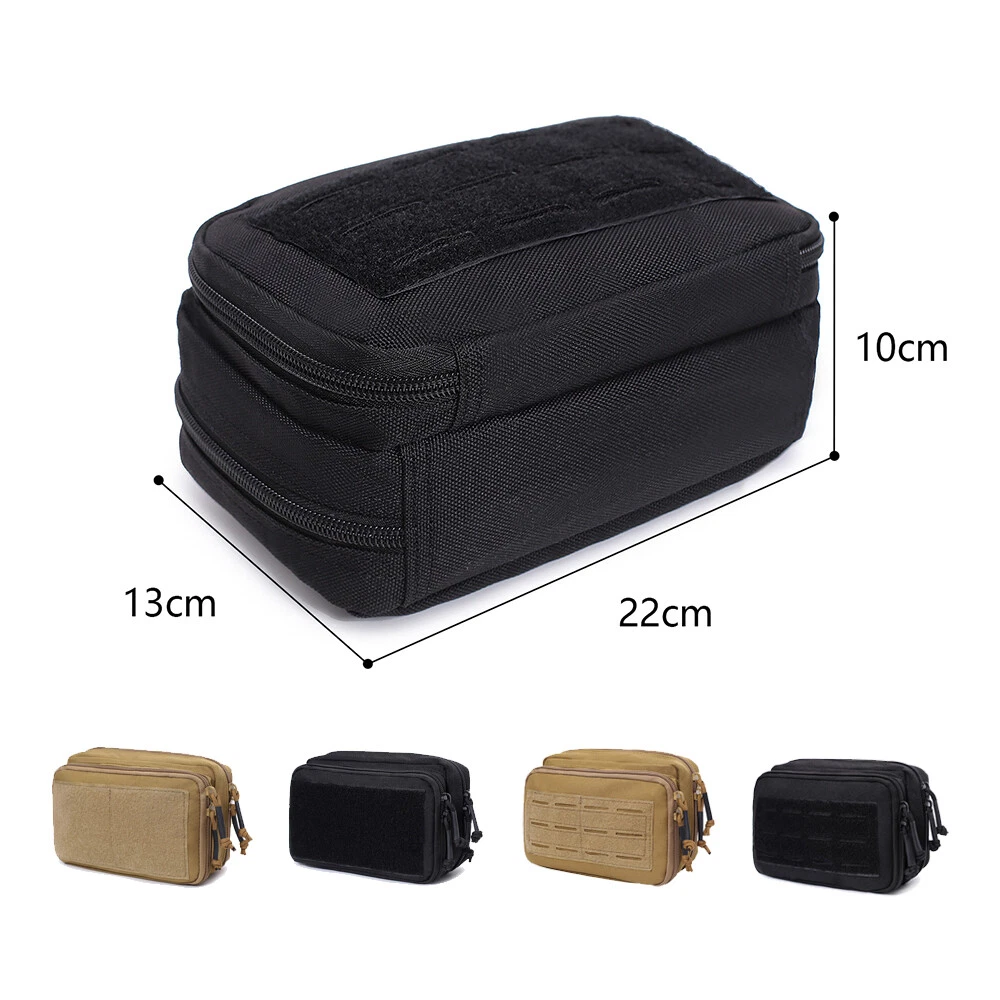 Tactical Molle Pouch Double Layer EDC Storage Bag Pack Hunting Waist Pack - Image 3