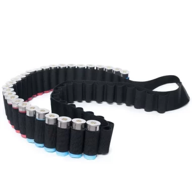 50 Round Shell Shotgun Bandolier Ammo Belt Holder Hunting 12/20GA Gauge Tactical