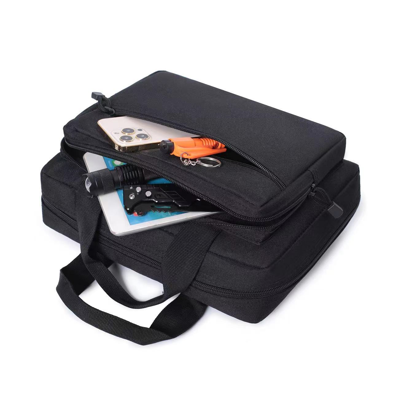 Tactical Pistol Range Bag - Padded Handgun Case with Magazine Pouches, Durable Shooting Duffle for Range & Outdoor - Image 3