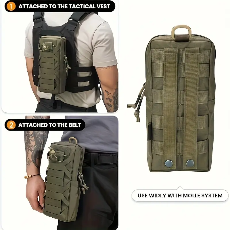 Tactical EDC Pouch Molle Utility Tool Organizer Belt Bag, Ideal Gift for Men and Father's Day - Image 2