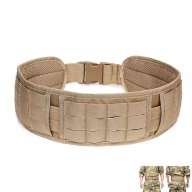 Tactical Belt, Molle Belt Heavy Duty Nylon Belt Tactical Belt for Outdoor, Hiking, Camping, Hunting, Travel