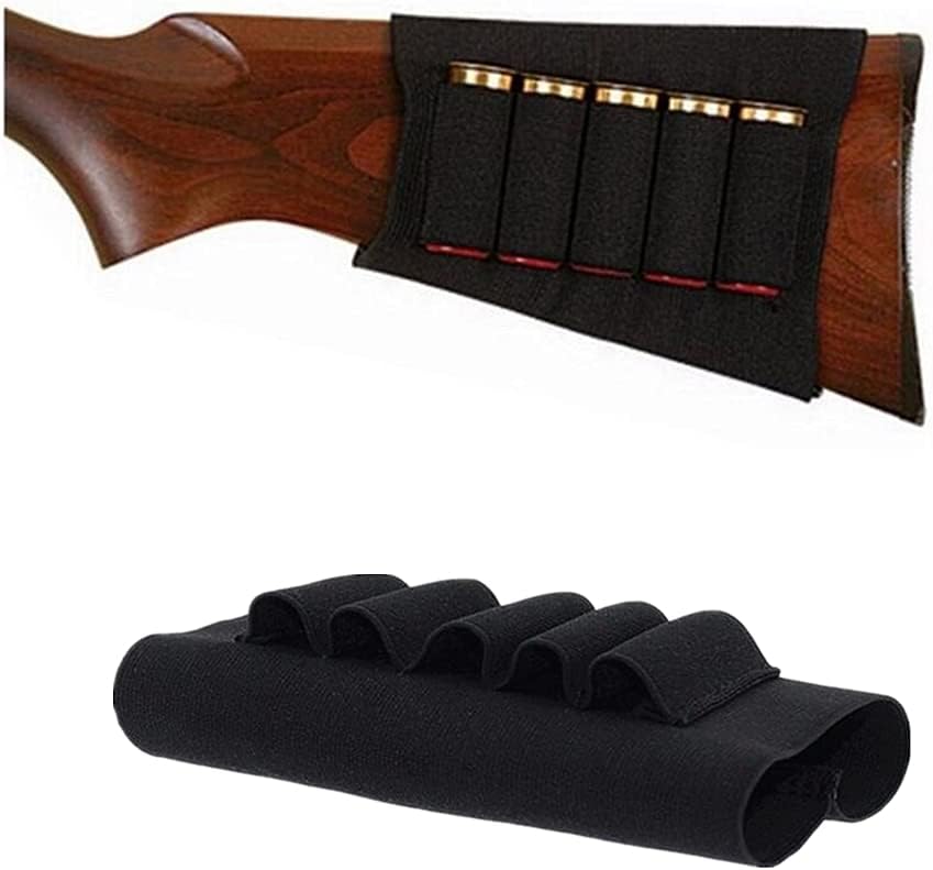 Buttstock Shell Holder Buttstock Shell Holder Kodra Black Shotgun Open Style - Image 2