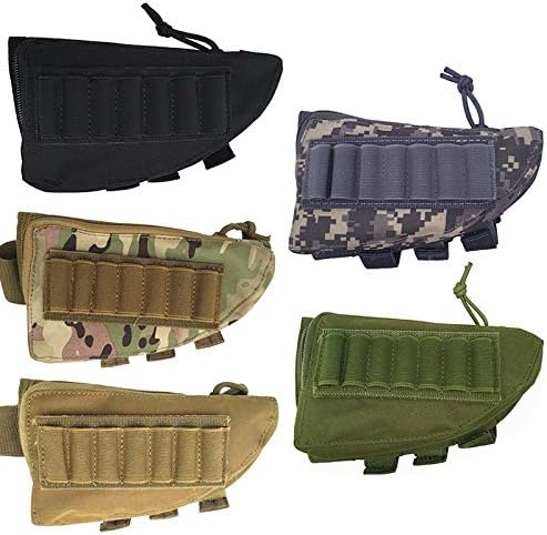 Tactical Hunting Shotgun Rifle Shell Butt Stock Ammo Holder Pouch Cheek Pad - Image 2