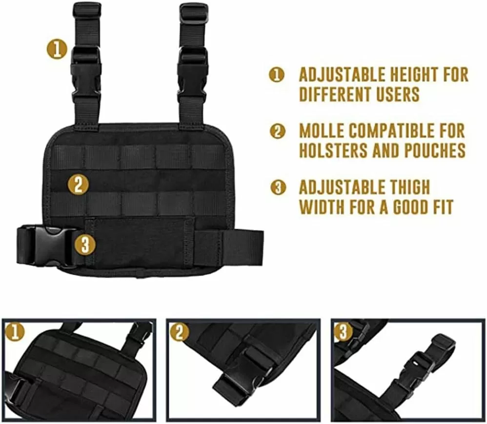 Molle Module Combination Leg Hanging Bag, Outdoor CS Portable Bag, product detail 4
